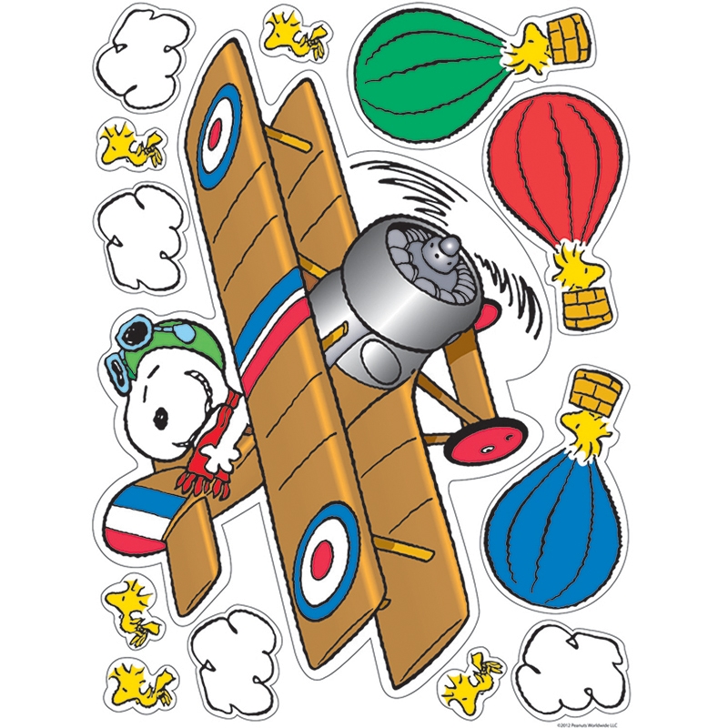 Peanuts Flying Ace Window Clings