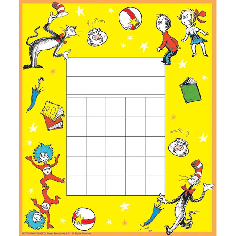 Cat In The Hat Mini Reward Charts