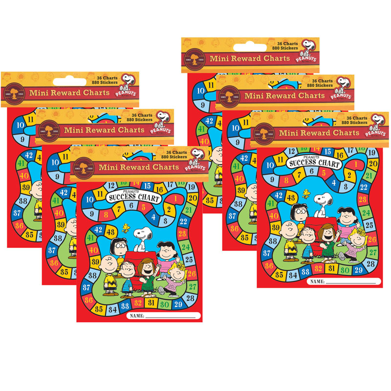 (6 Pk) Peanuts Game Mini Reward