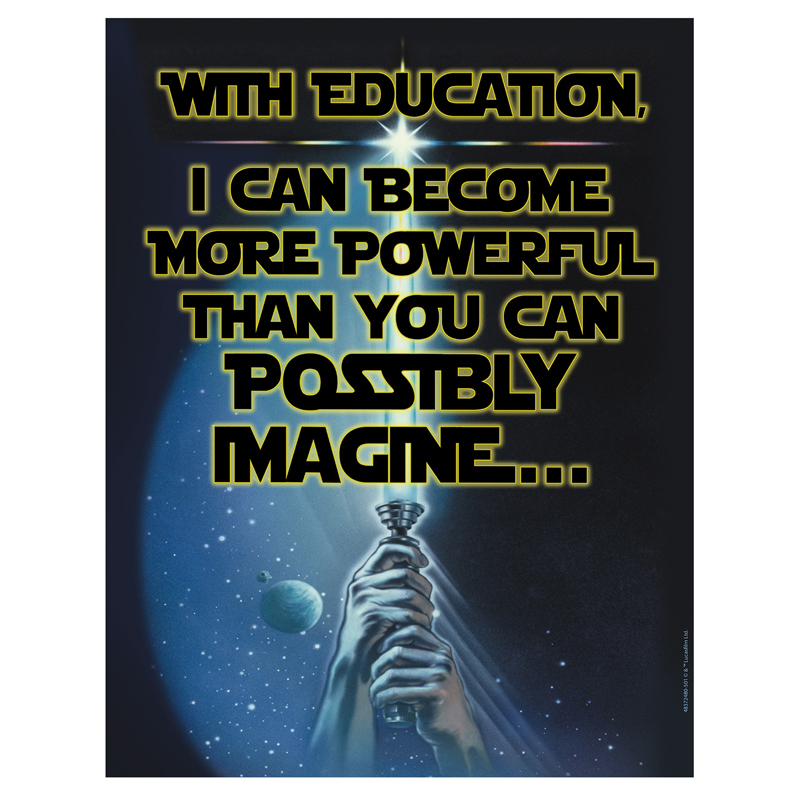 Star Wars Power Of Education Poster