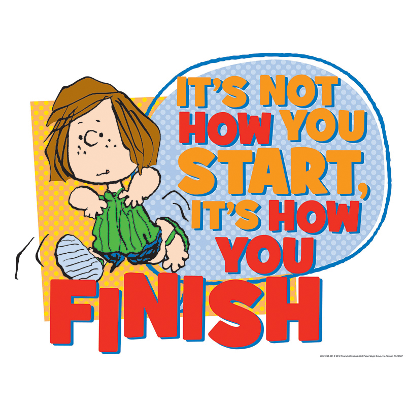 Peanuts How You Finish 17 X 22