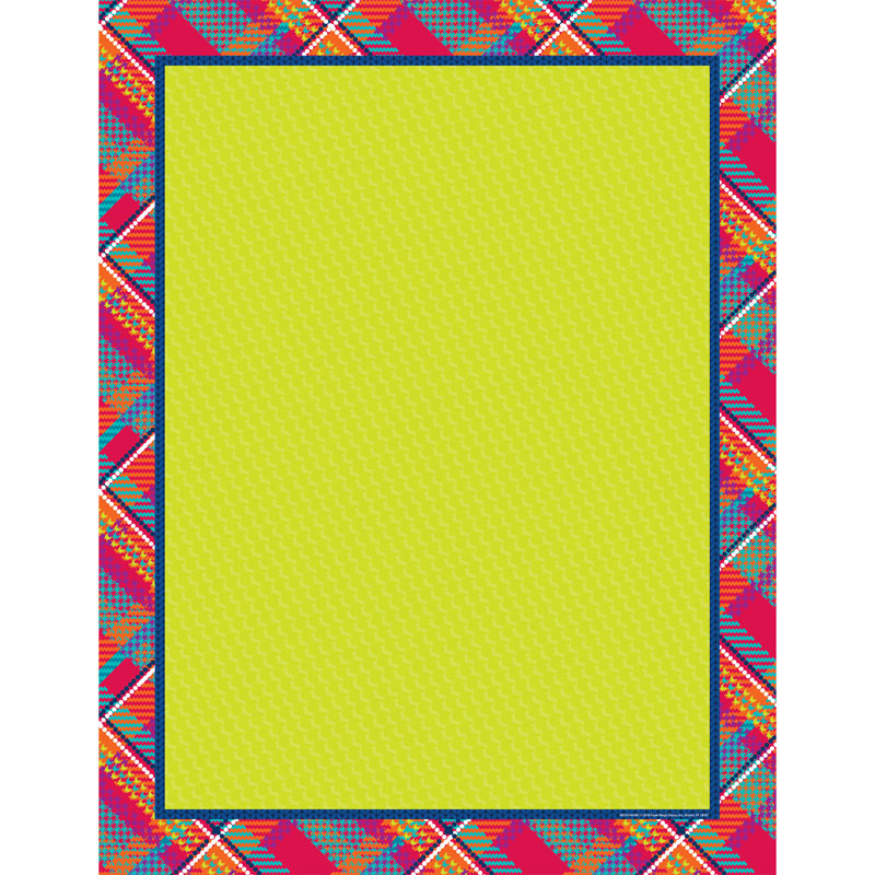 Plaid Attitude Blank Chart 17x22