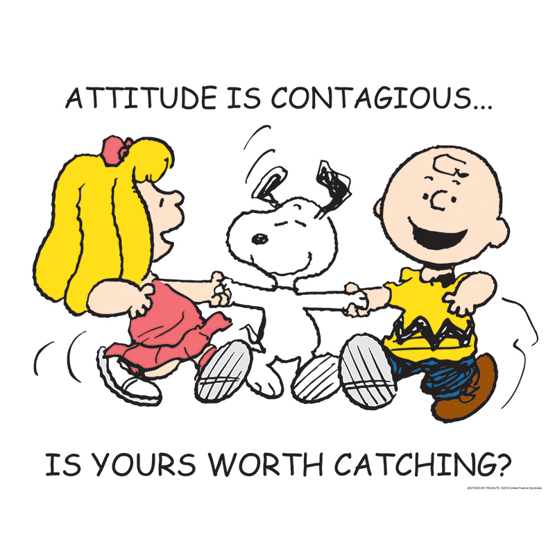 Peanuts Attitude 17x22 Poster