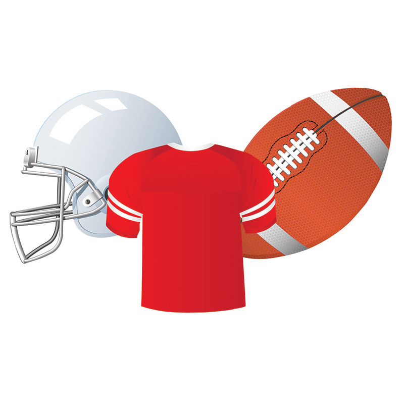 Football Assorted Cut Outs