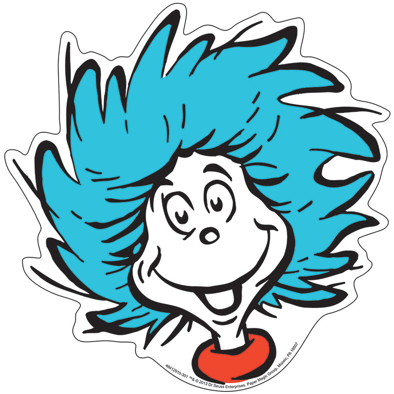 Thing 1 Paper Cut Outs