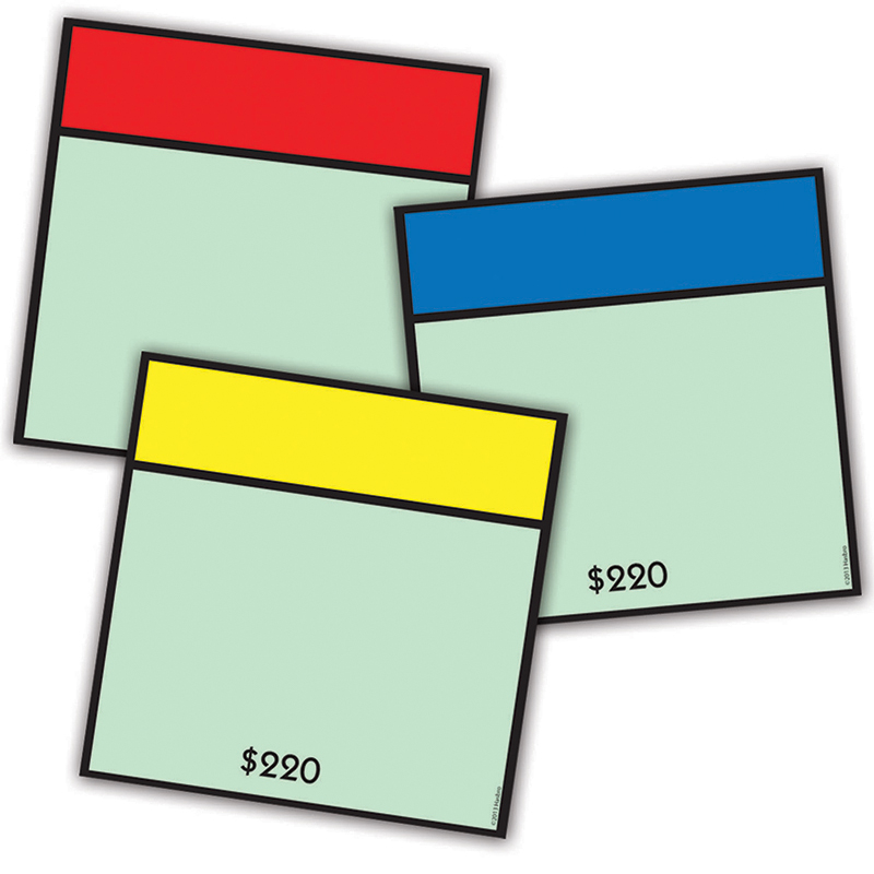 (6 Pk) Monopoly Asst Paper Cut Outs