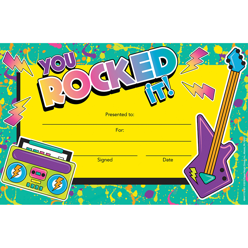 Rock The Classroom Recognition