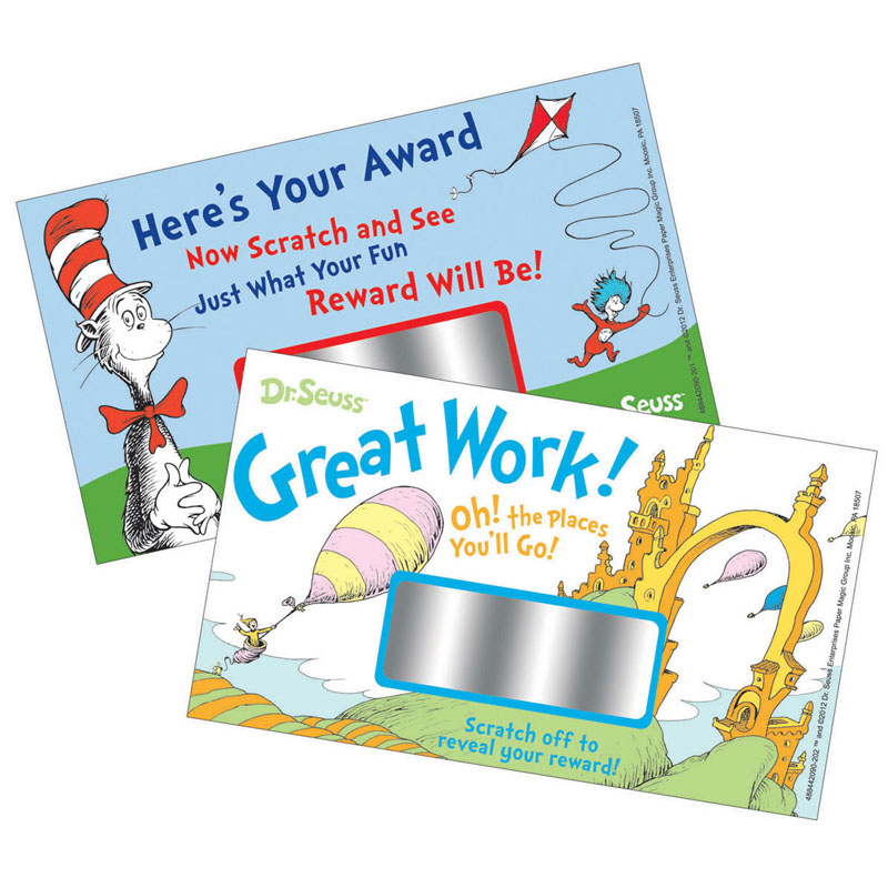 Dr Seuss Scratch Off Rewards