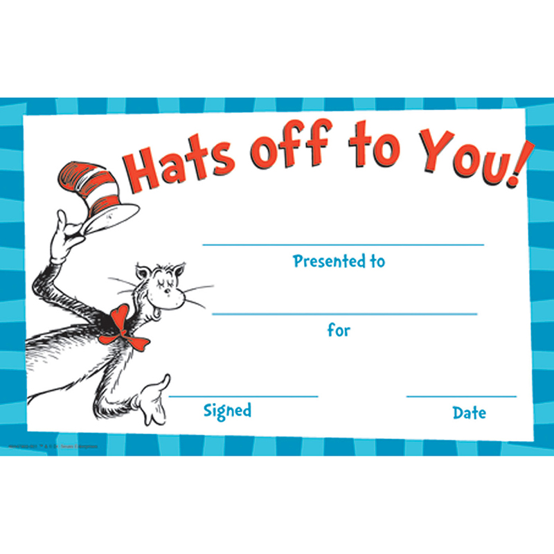 Cat In The Hat Hats Off To You