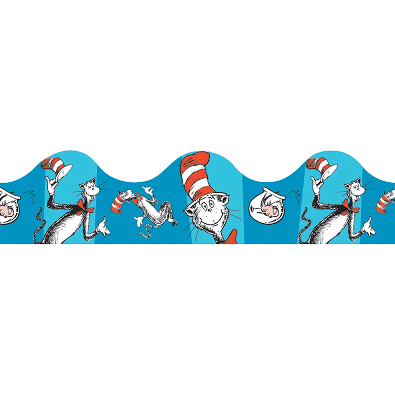 (6 Pk) Cat In The Hat Blue Deco