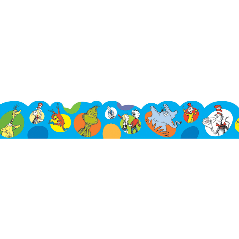 (6 Pk) Dr Seuss Bubbles Deco Trim