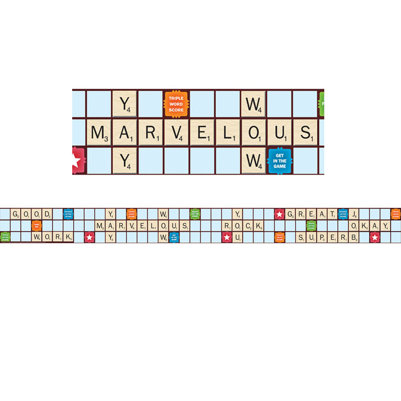 (6 Pk) Scrabble Letters Extra Wide