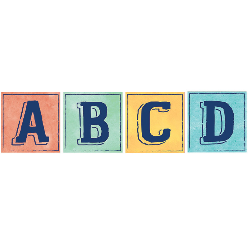 Confetti Splash Deco Letters Blocks