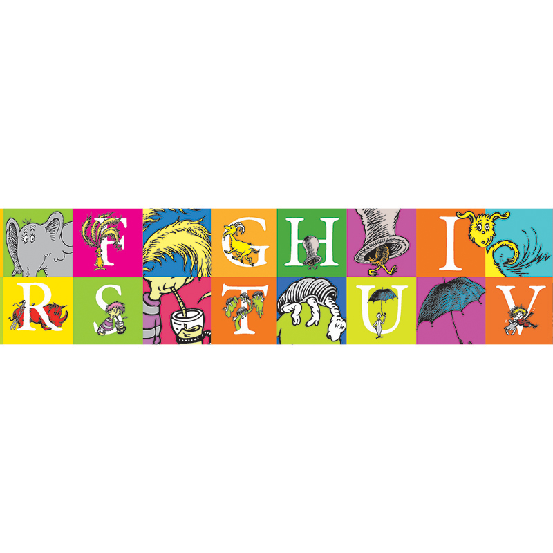 Dr Seuss Abc Extra Wide Die Cut