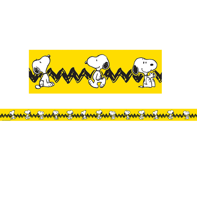 (6 Pk) Peanuts Yellow With Snoopy