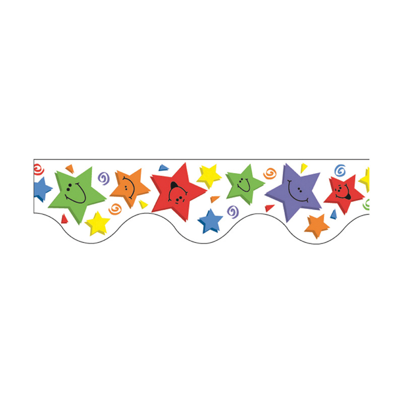 (8 Pk) Deco Trim Stars 37ft
