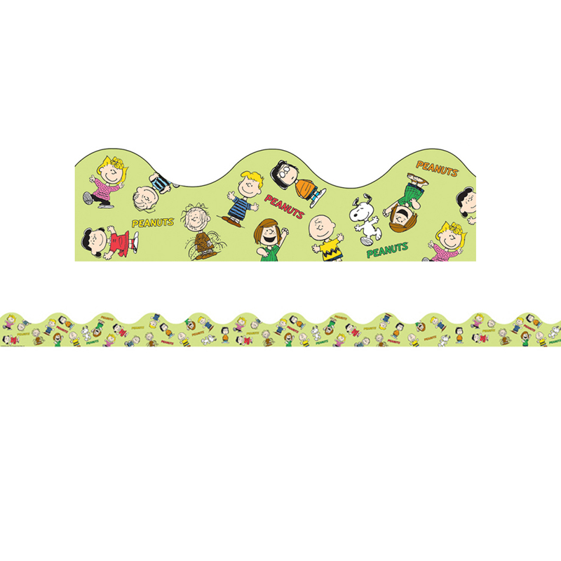 (6 Pk) Peanuts Gang Scalloped Deco