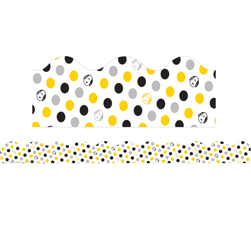 Peanuts Dots Extra Wide Diecut Trim
