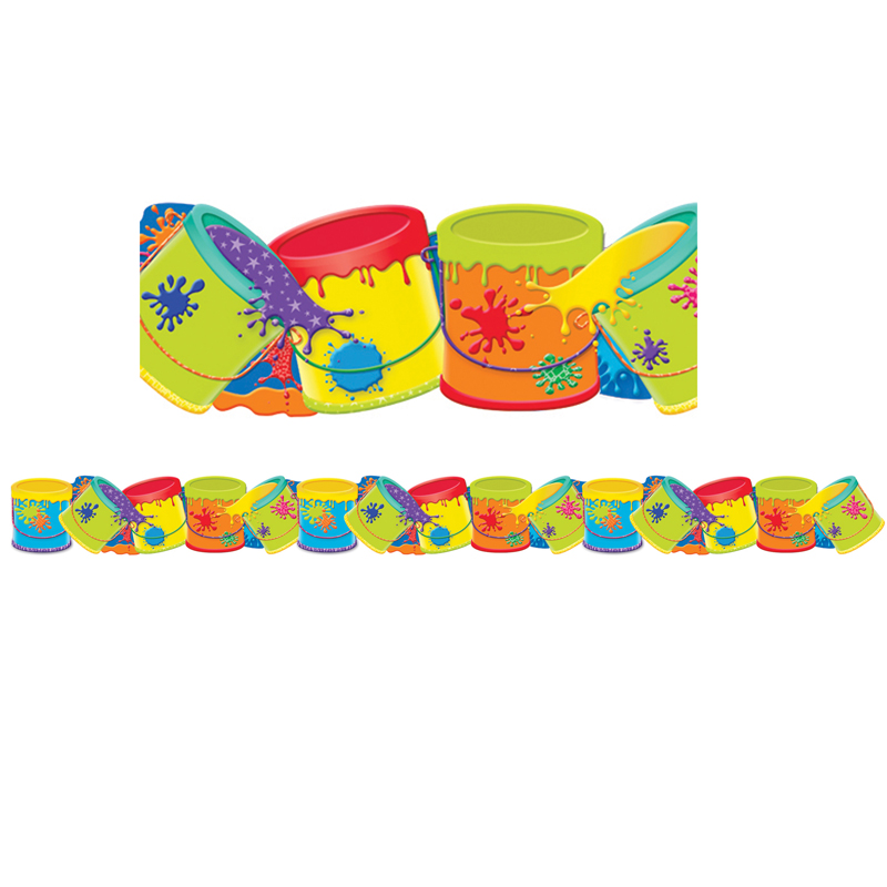 Color My World Paint Buckets Deco