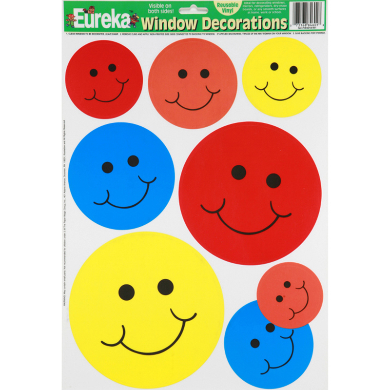 Window Cling Smiles 12 X 17