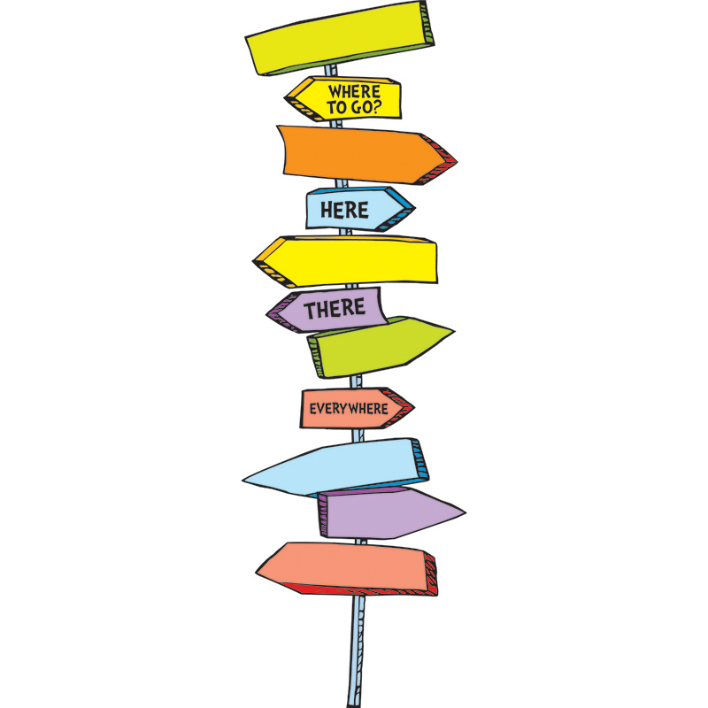 Dr Seuss Blank Directional Signs