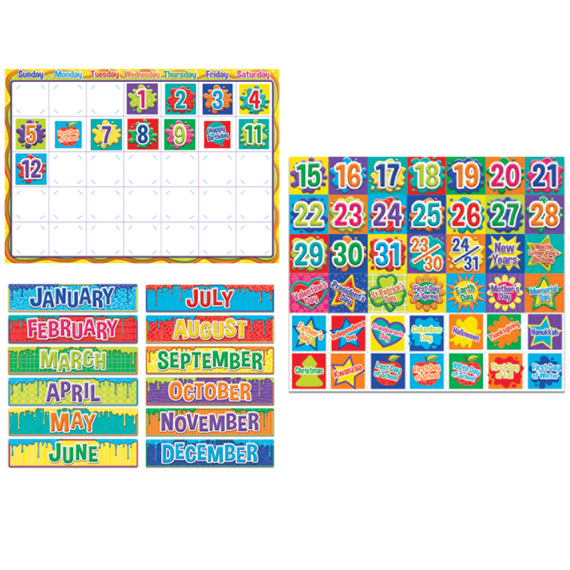Color My World Calendar Bb Set