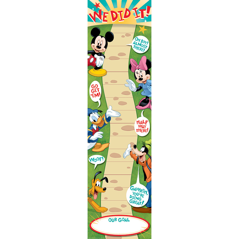 Mickey Goal Setting Vertical Banner