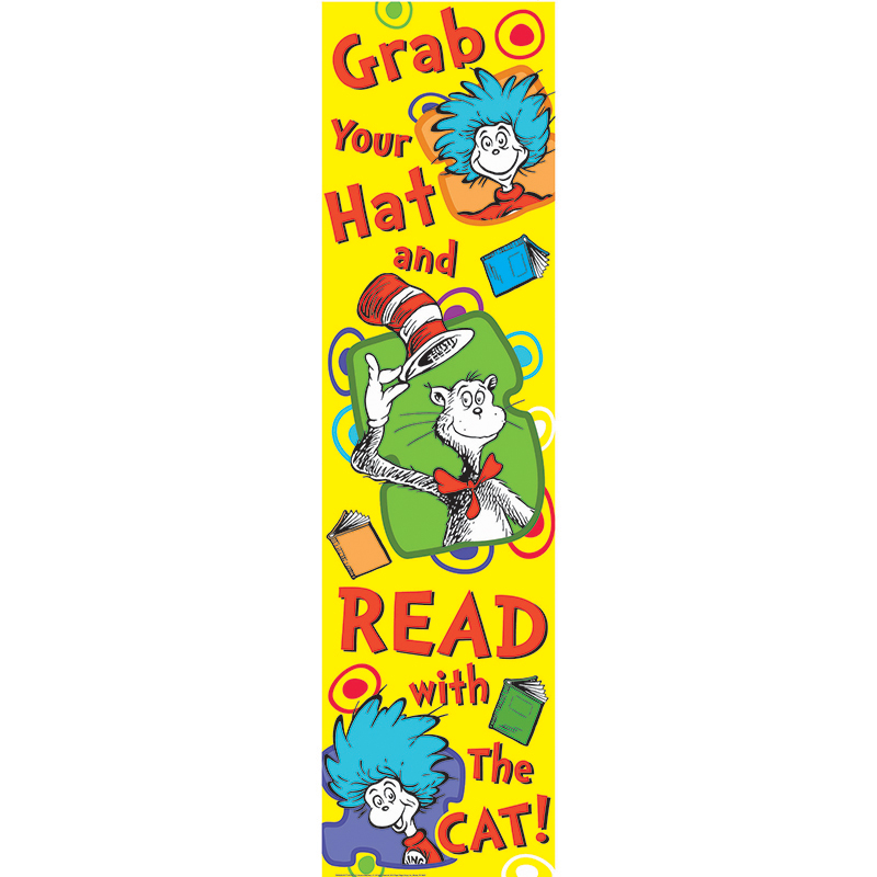 Dr Seuss Grab Your Hat Vertical