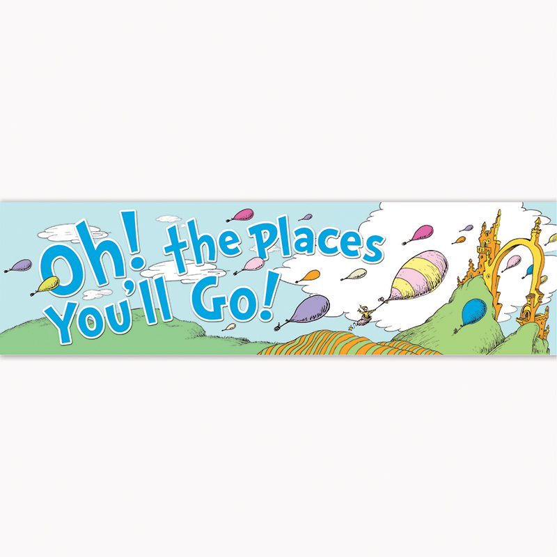 Dr Seuss Oh The Places Balloons