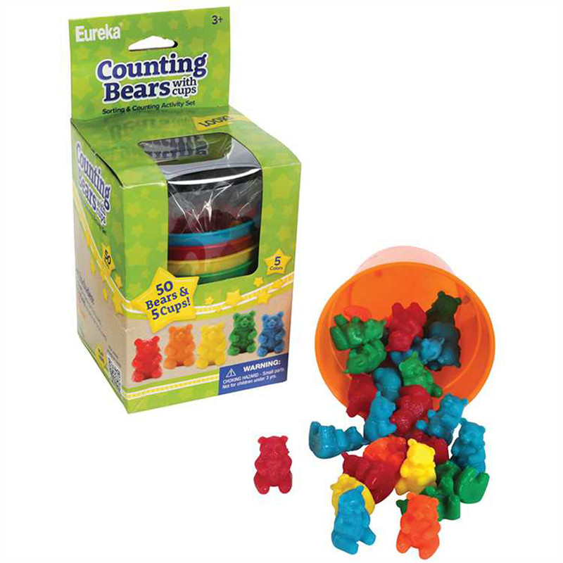 Counting Bear Cups 50 Ct Bears 5