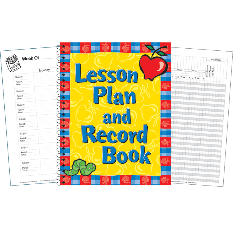 (3 Ea) Lesson Plan And Record Book