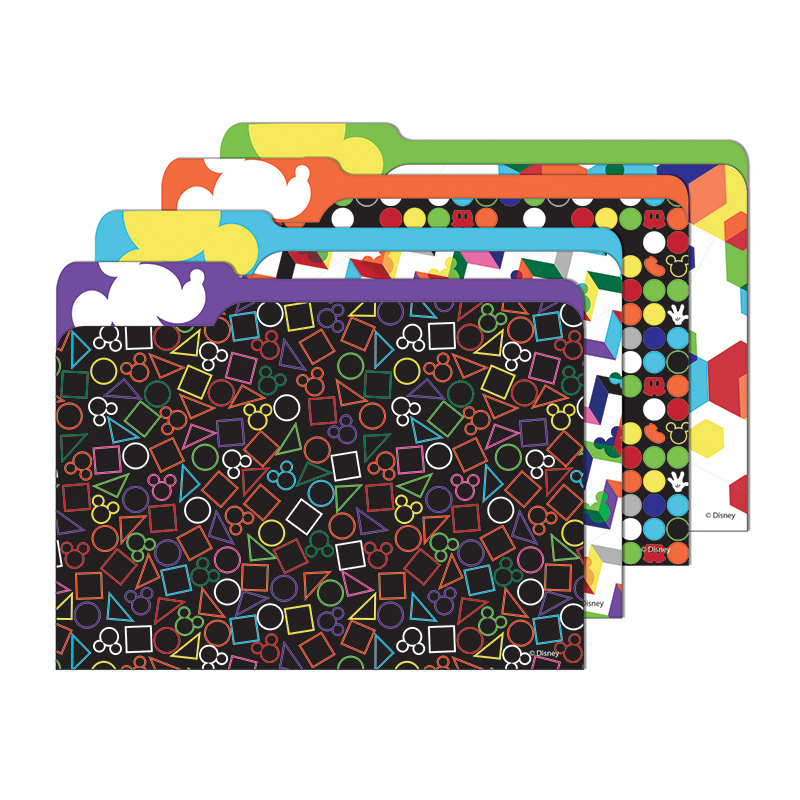 (6 Pk) Geo Mickey File Folders