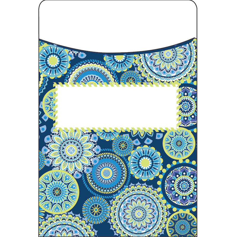 Blue Harmony Mandala Library Pocket