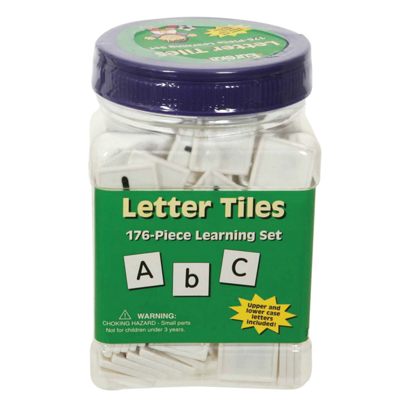 Letter Tiles Upper & Lower 176/Pk