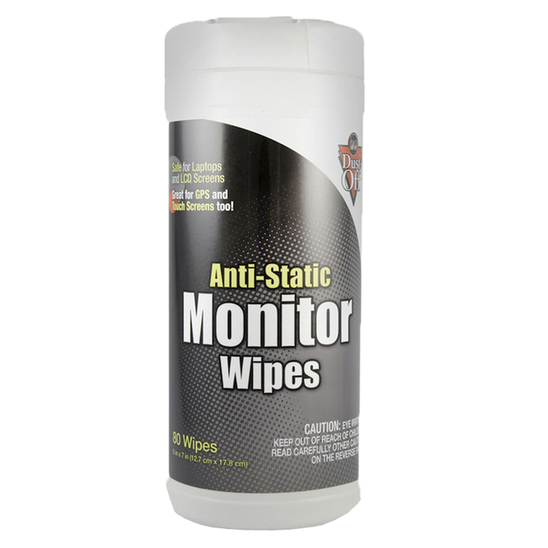 Anti Static Monitor Wipes 80 Ct