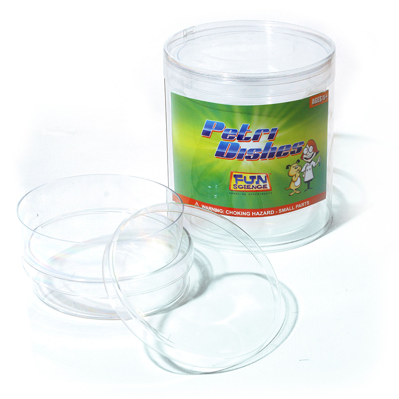 (3 Pk) Petri Dishes Extra Deep