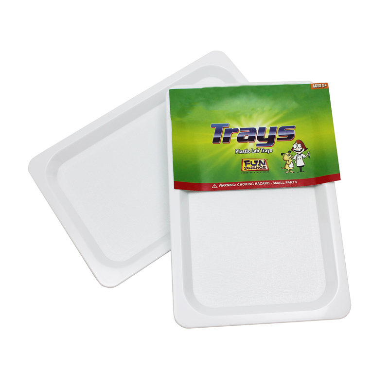 (3 Pk) Plastic Trays  4 Per Pk