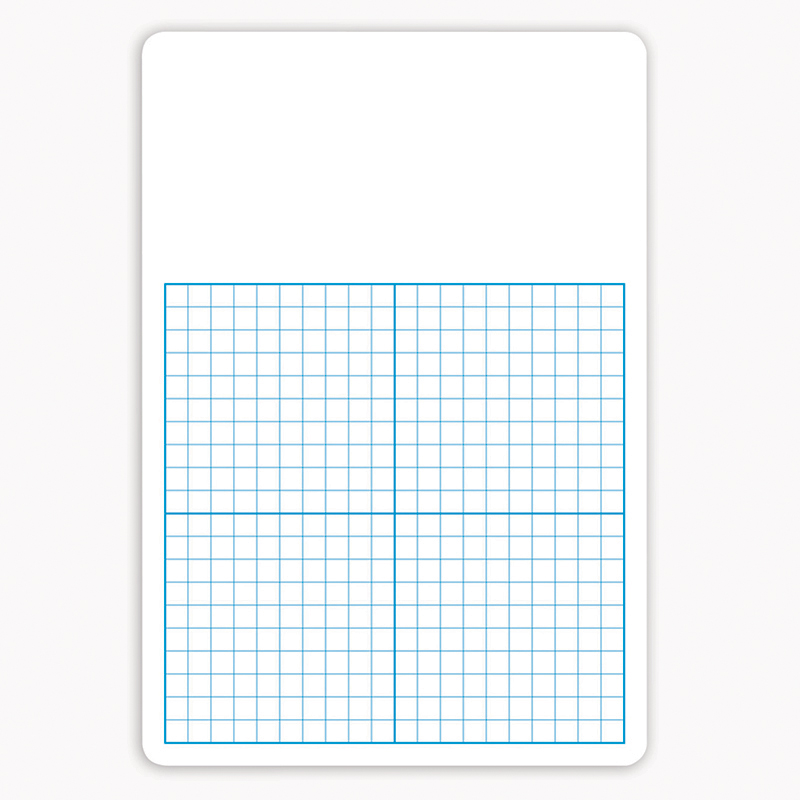 (4 Ea) Single 1/2in Graph Dry Erase