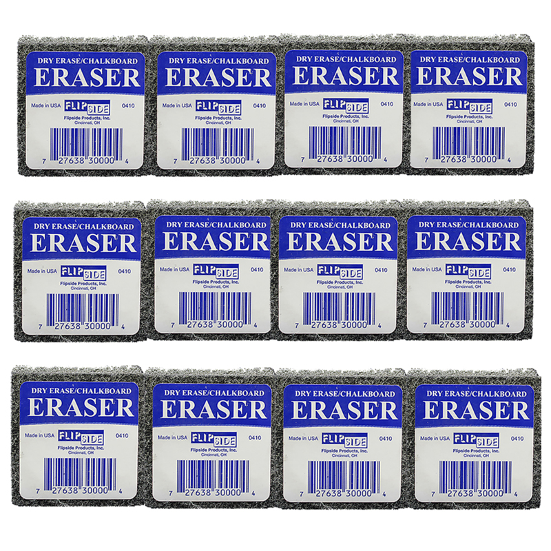 Flipside Student Eraser 12pk Class