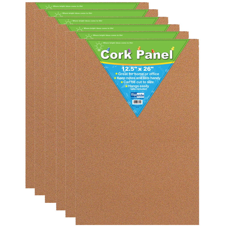 (6 Ea) Cork Panel 12.5x26in