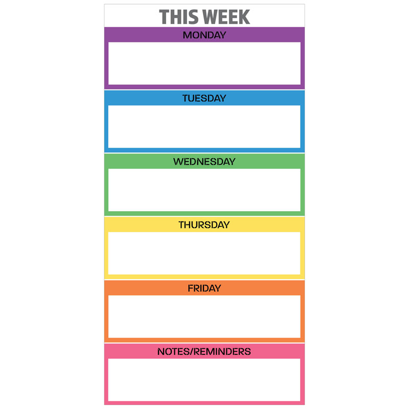 Low Tac This Week Calendar Chart