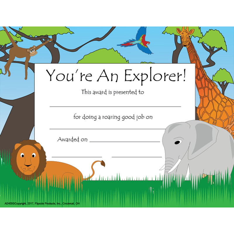 Explorer Certificate