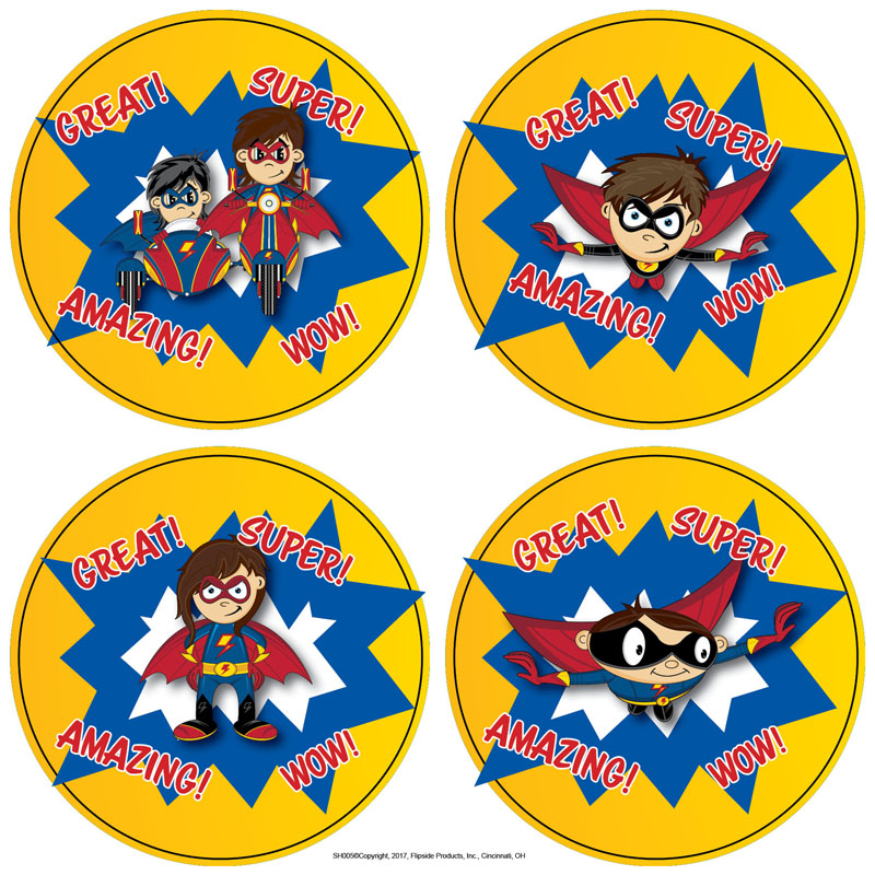 Superhero Stickers