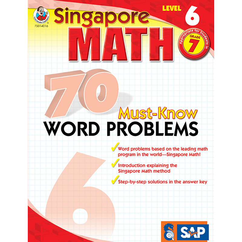 Singapore Math Level 6 Gr 7 70 Must