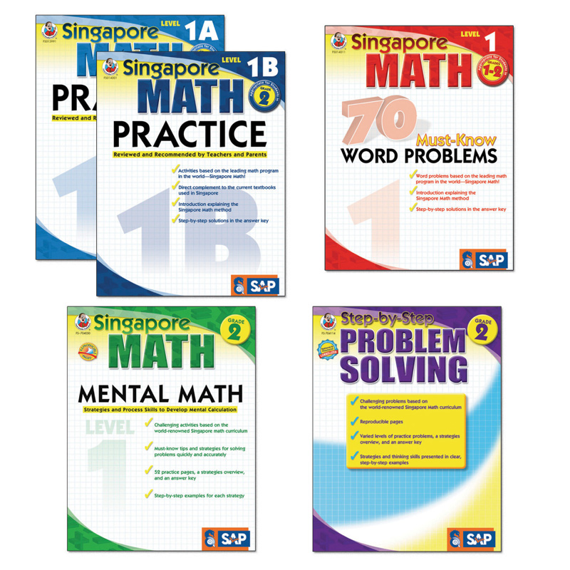 Singapore Math Bundle Gr 1-2