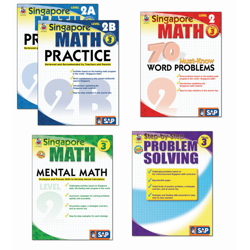 Singapore Math Bundle Gr 3