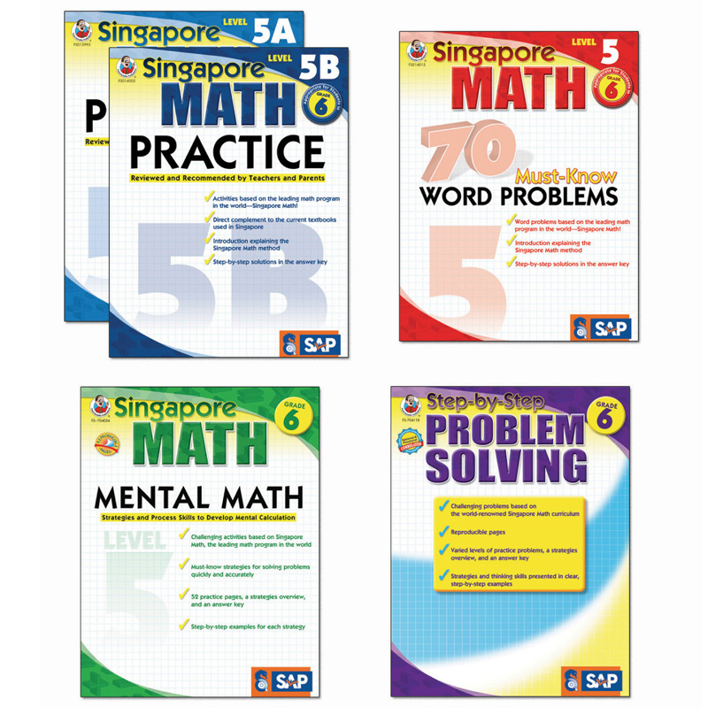 Singapore Math Bundle Gr 6