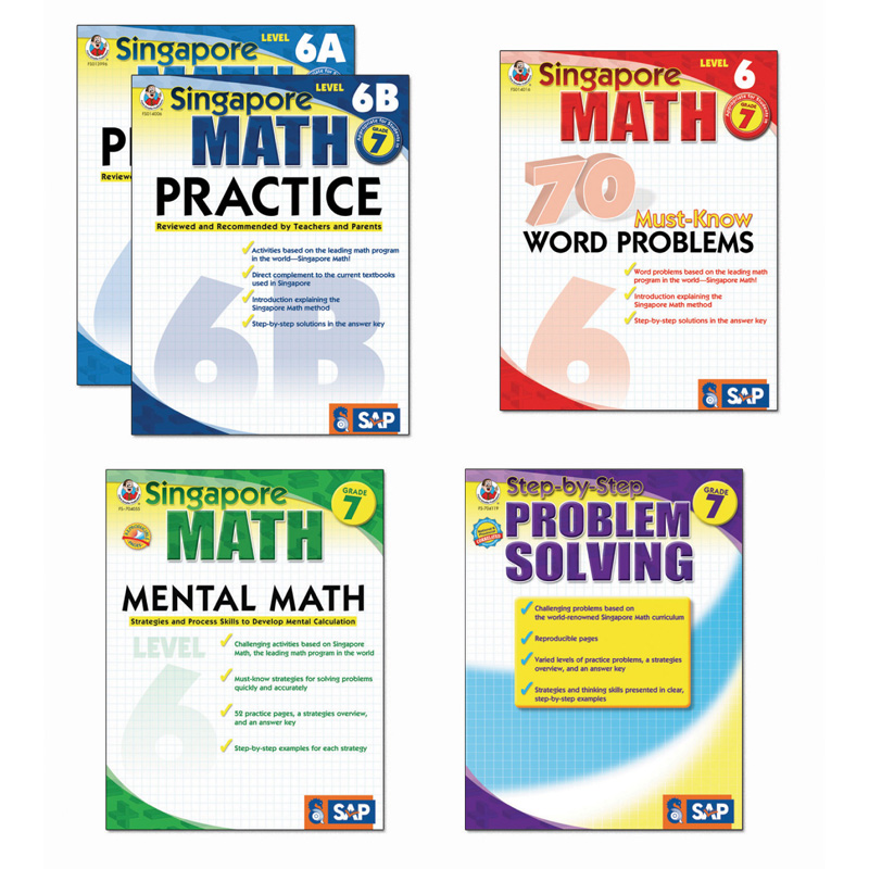 Singapore Math Bundle Gr 7