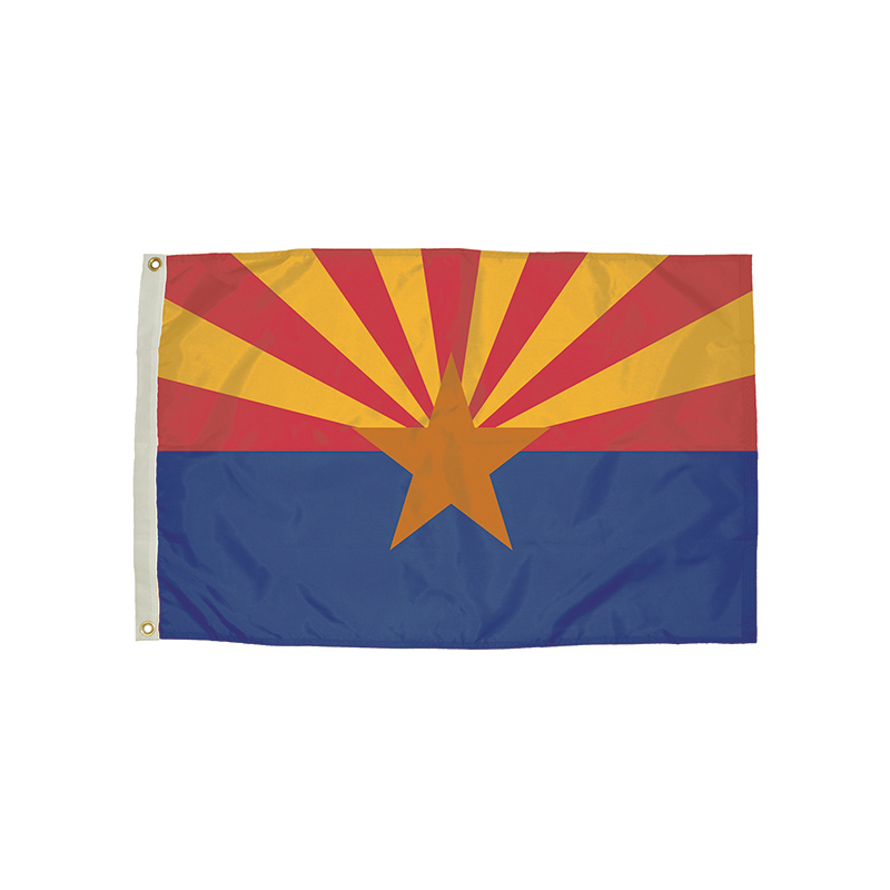 3x5 Nylon Arizona Flag Heading &