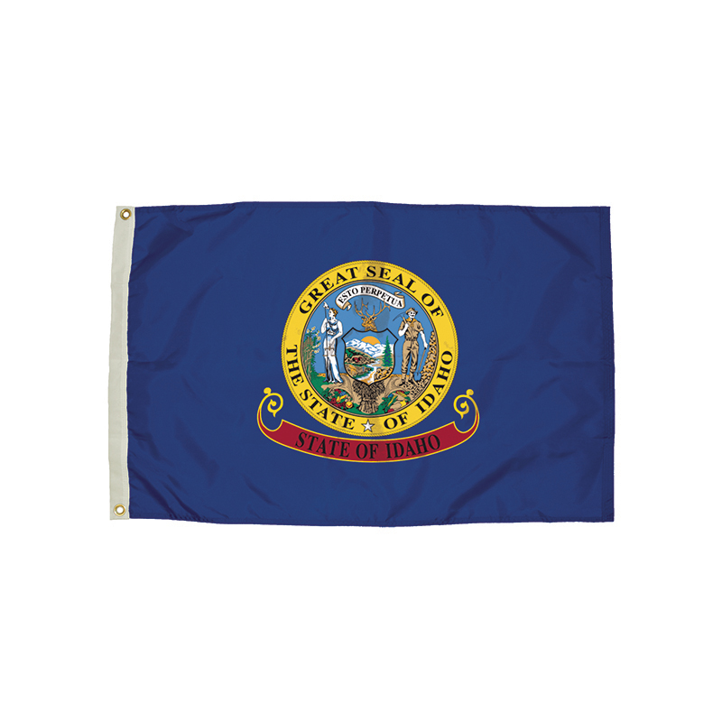 3x5 Nylon Idaho Flag Heading &